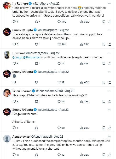 Screengrab of the comments